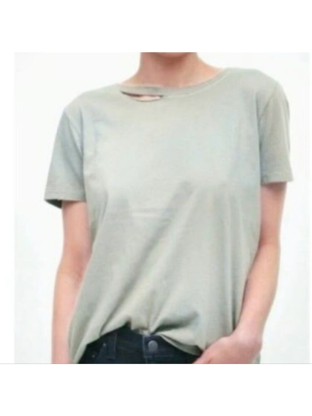 Revolve n: PHILANTHROPY NWT Sage Harlow BFF Cutout 100% Cotton T-shirt S